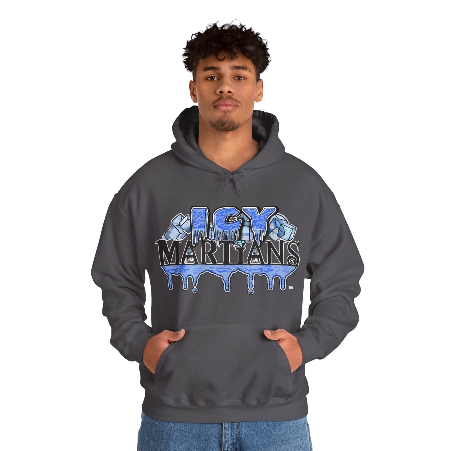 ICY LOGO LARGE PRINT Unisex Heavy Blend™ Hooded Sweatshirt