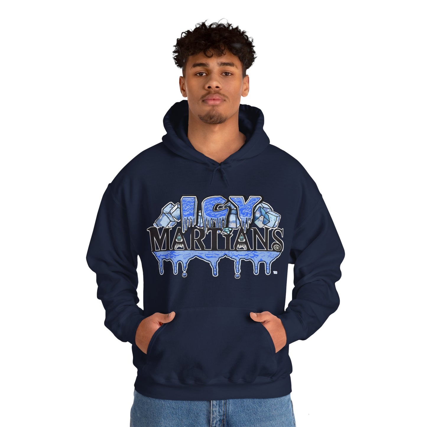 ICY LOGO LARGE PRINT Unisex Heavy Blend™ Hooded Sweatshirt