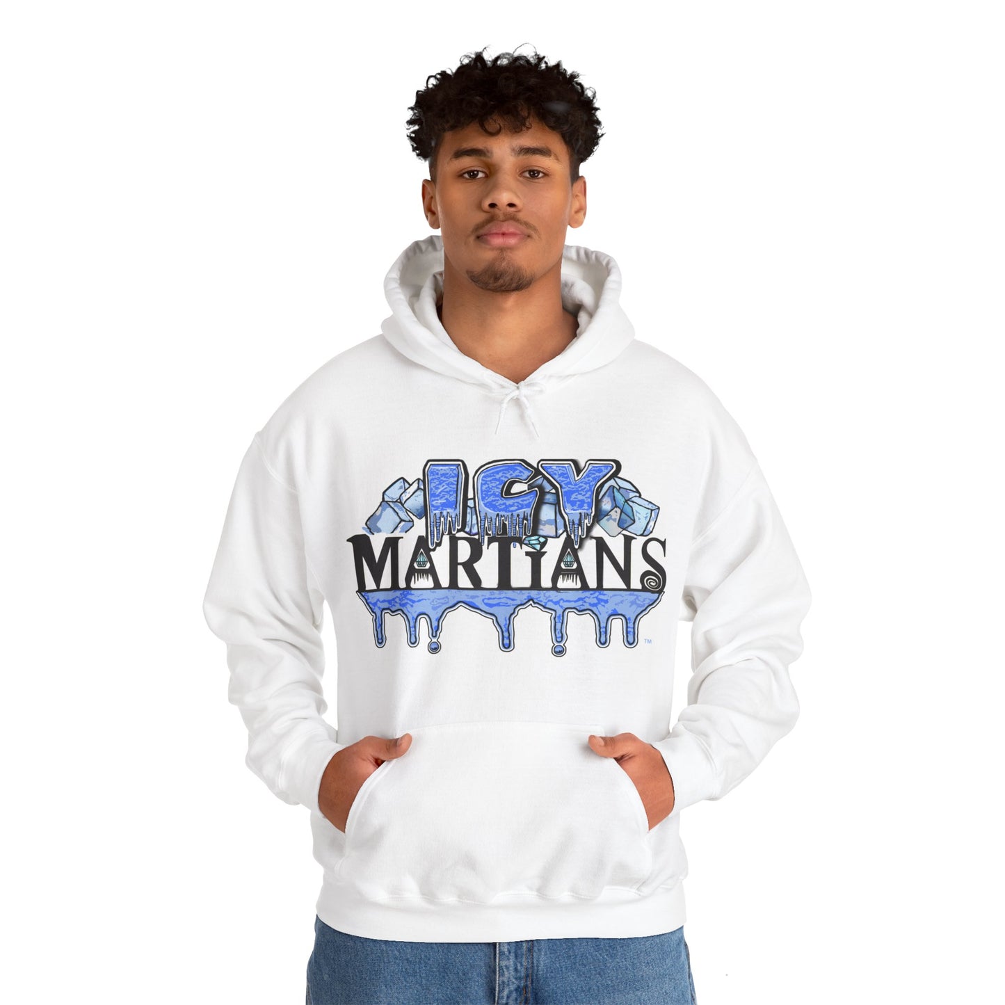 ICY LOGO LARGE PRINT Unisex Heavy Blend™ Hooded Sweatshirt