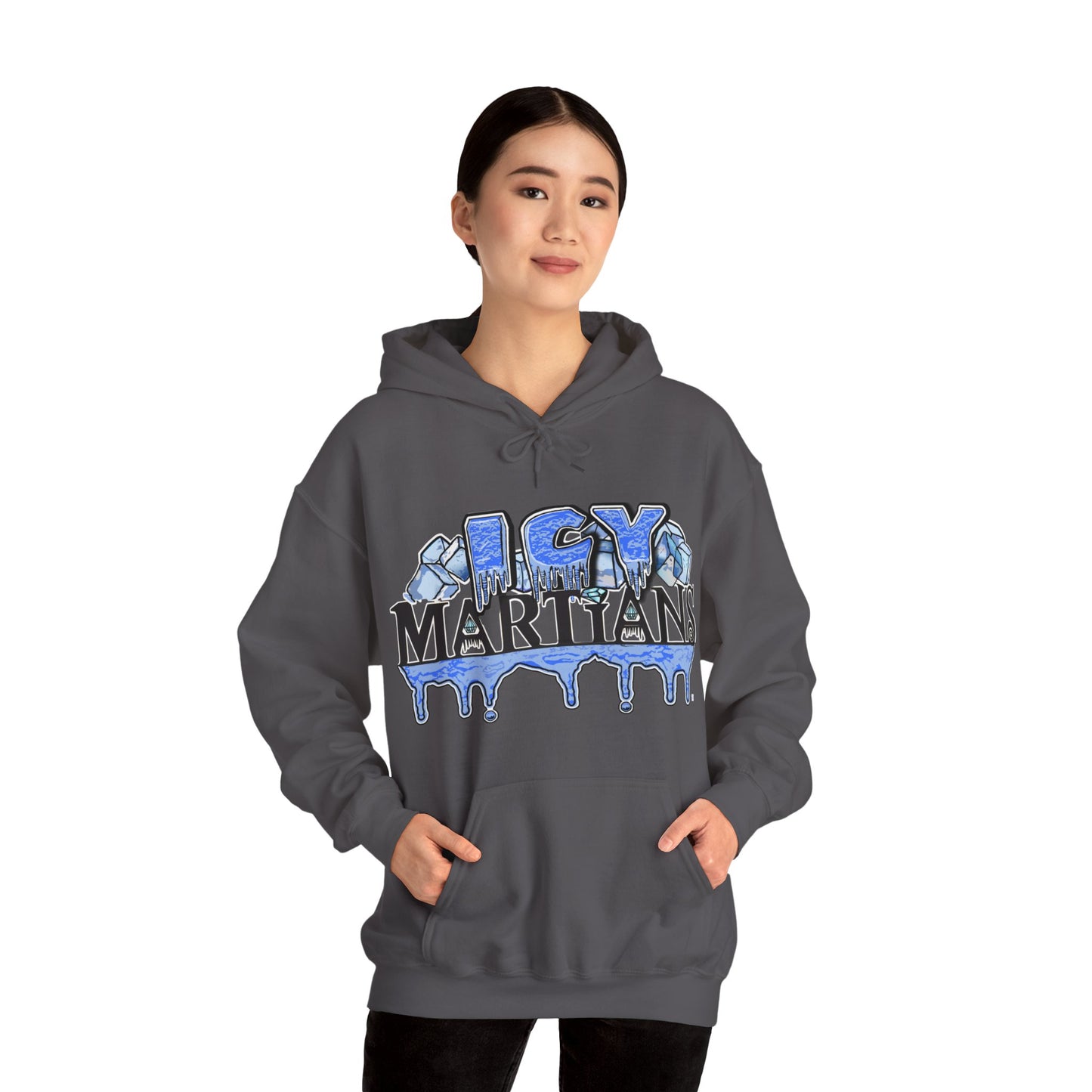 ICY LOGO LARGE PRINT Unisex Heavy Blend™ Hooded Sweatshirt