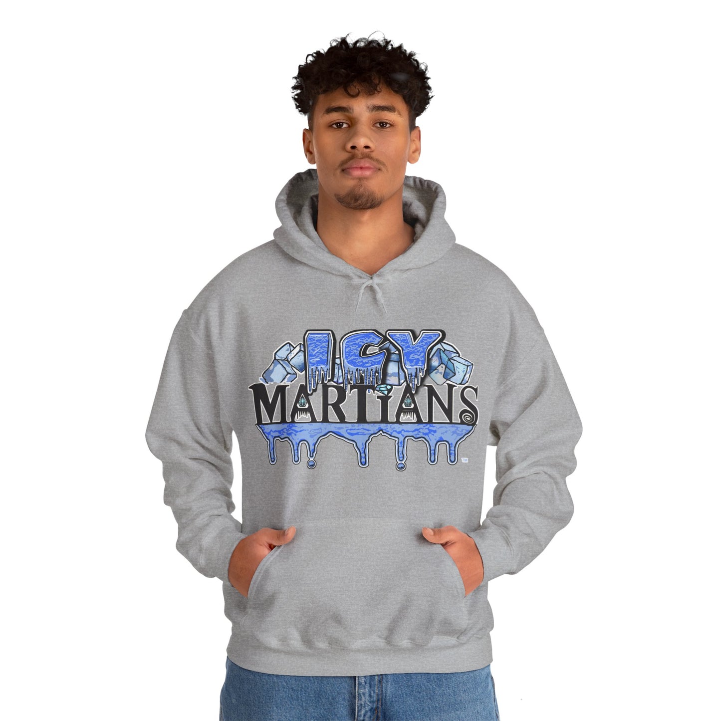 ICY LOGO LARGE PRINT Unisex Heavy Blend™ Hooded Sweatshirt