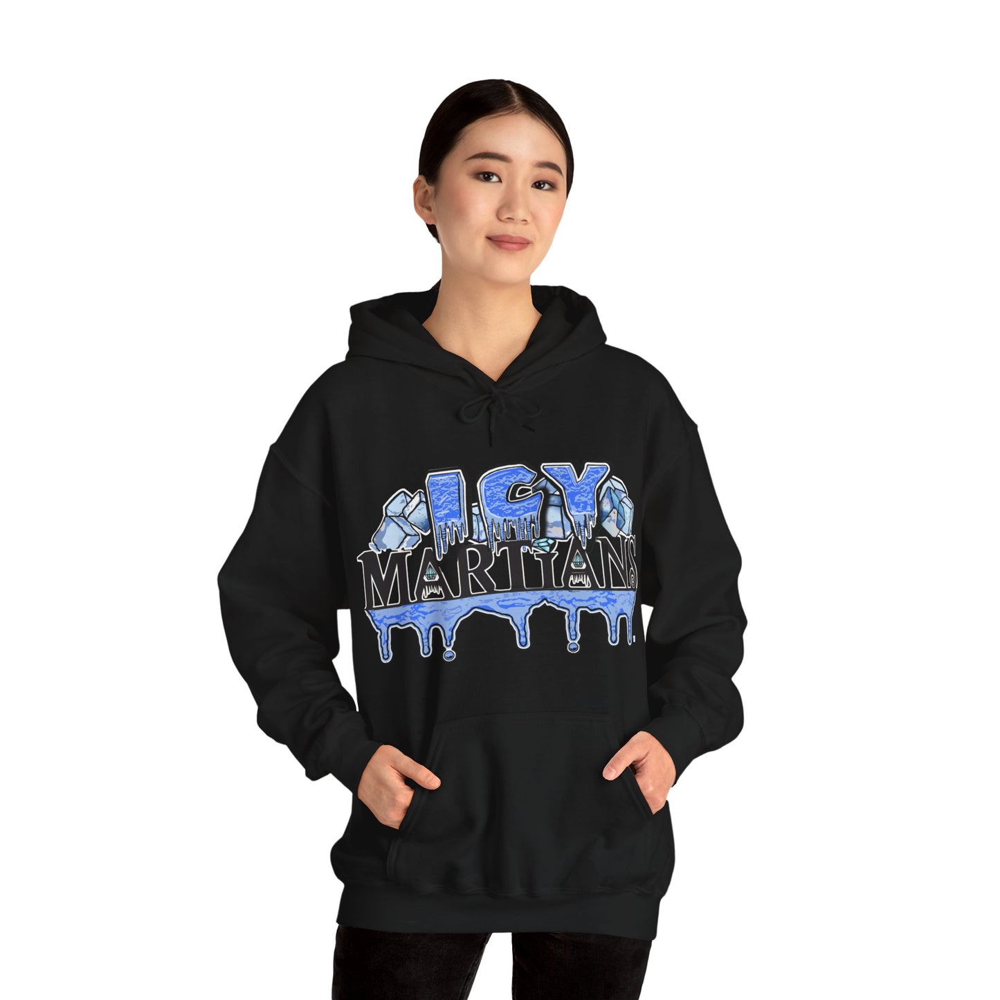 ICY LOGO LARGE PRINT Unisex Heavy Blend™ Hooded Sweatshirt