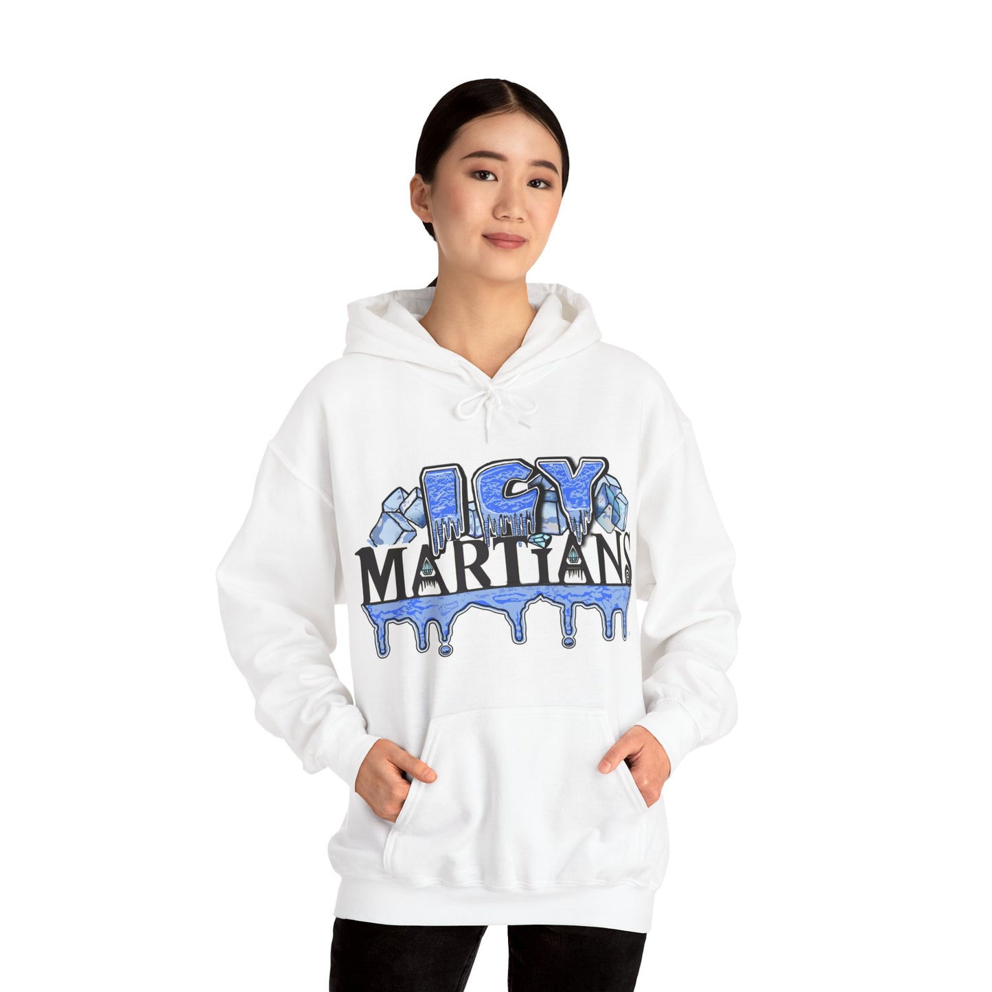 ICY LOGO LARGE PRINT Unisex Heavy Blend™ Hooded Sweatshirt