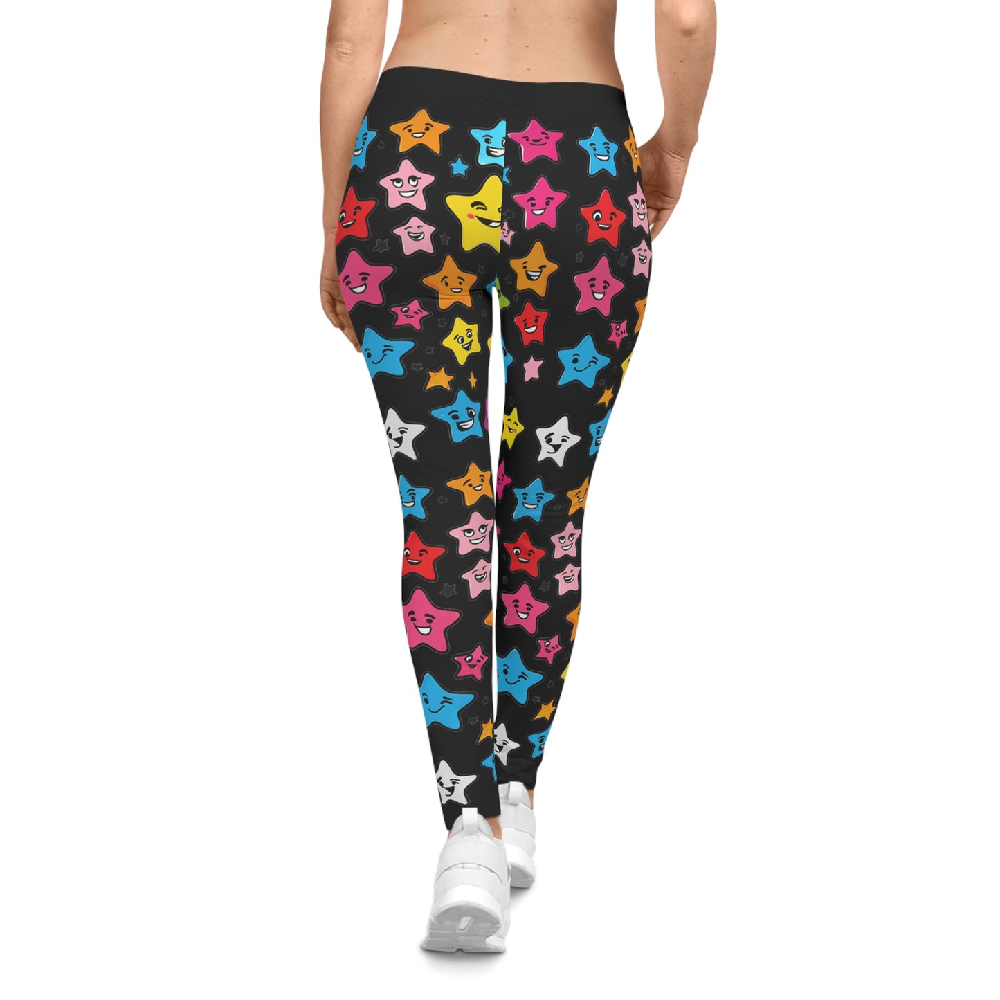 ICY MARTIANS STARS Women's Casual Leggings (AOP)