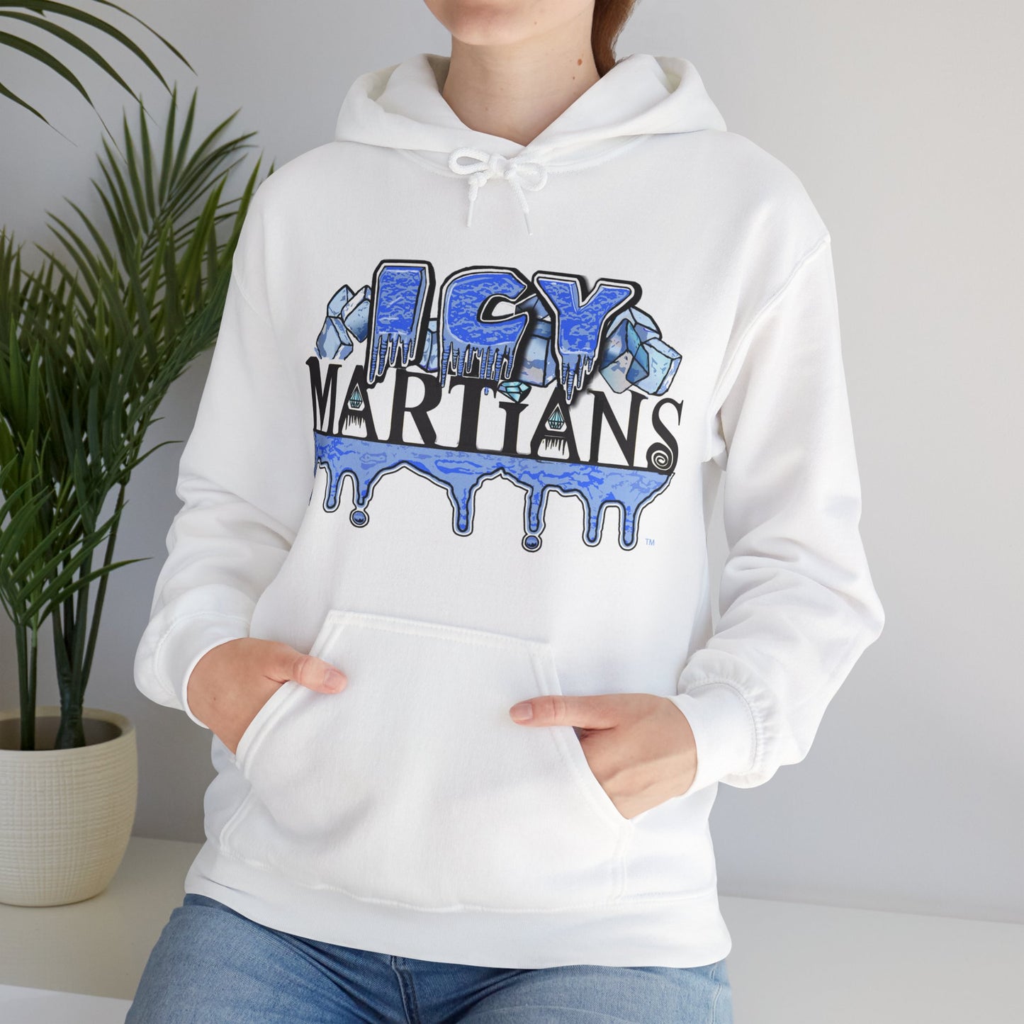 ICY LOGO LARGE PRINT Unisex Heavy Blend™ Hooded Sweatshirt