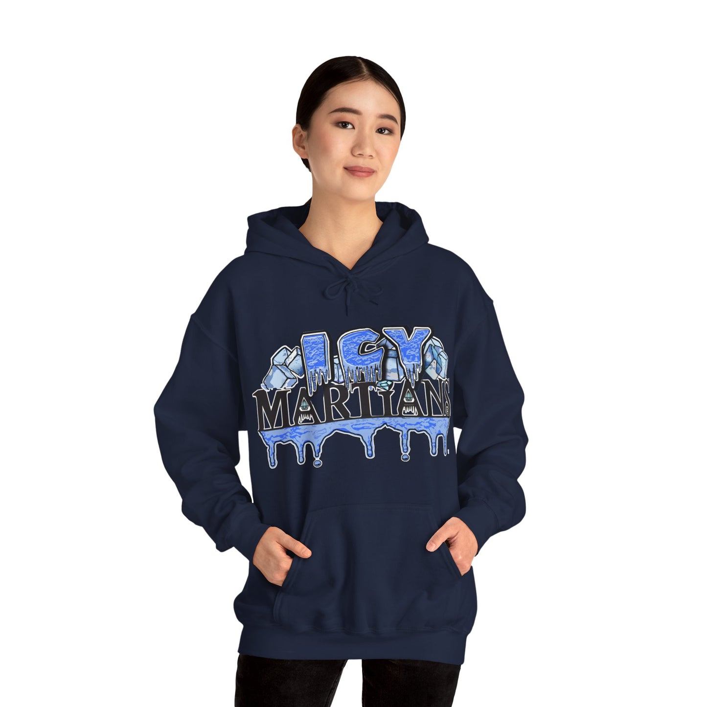 ICY LOGO LARGE PRINT Unisex Heavy Blend™ Hooded Sweatshirt