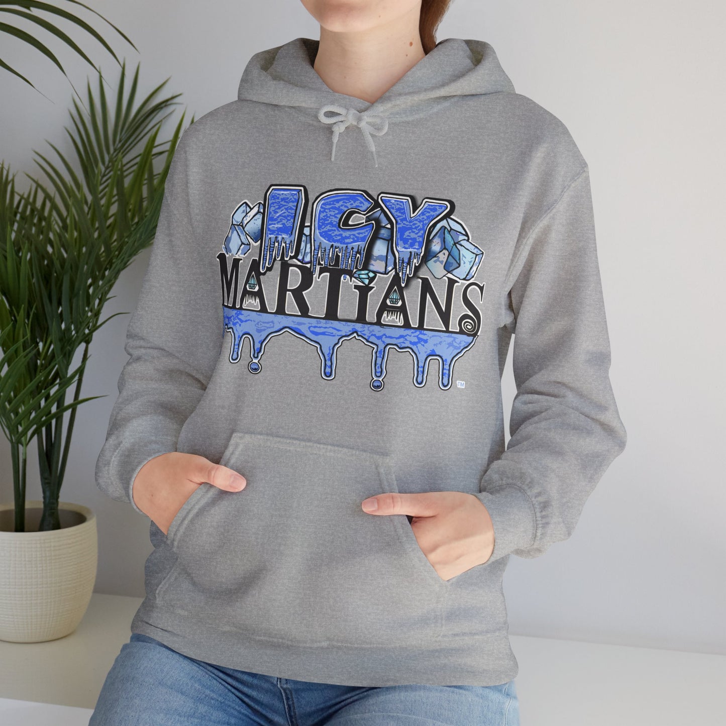 ICY LOGO LARGE PRINT Unisex Heavy Blend™ Hooded Sweatshirt