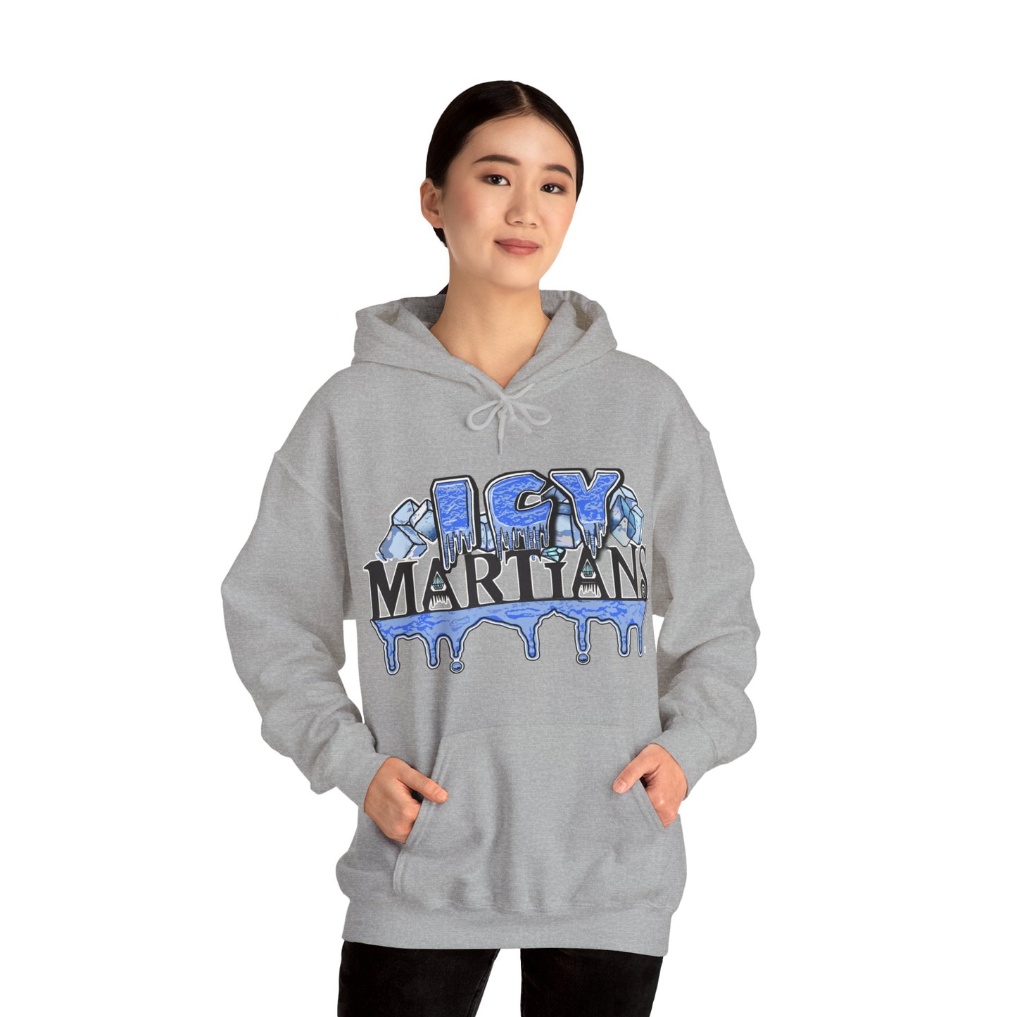 ICY LOGO LARGE PRINT Unisex Heavy Blend™ Hooded Sweatshirt