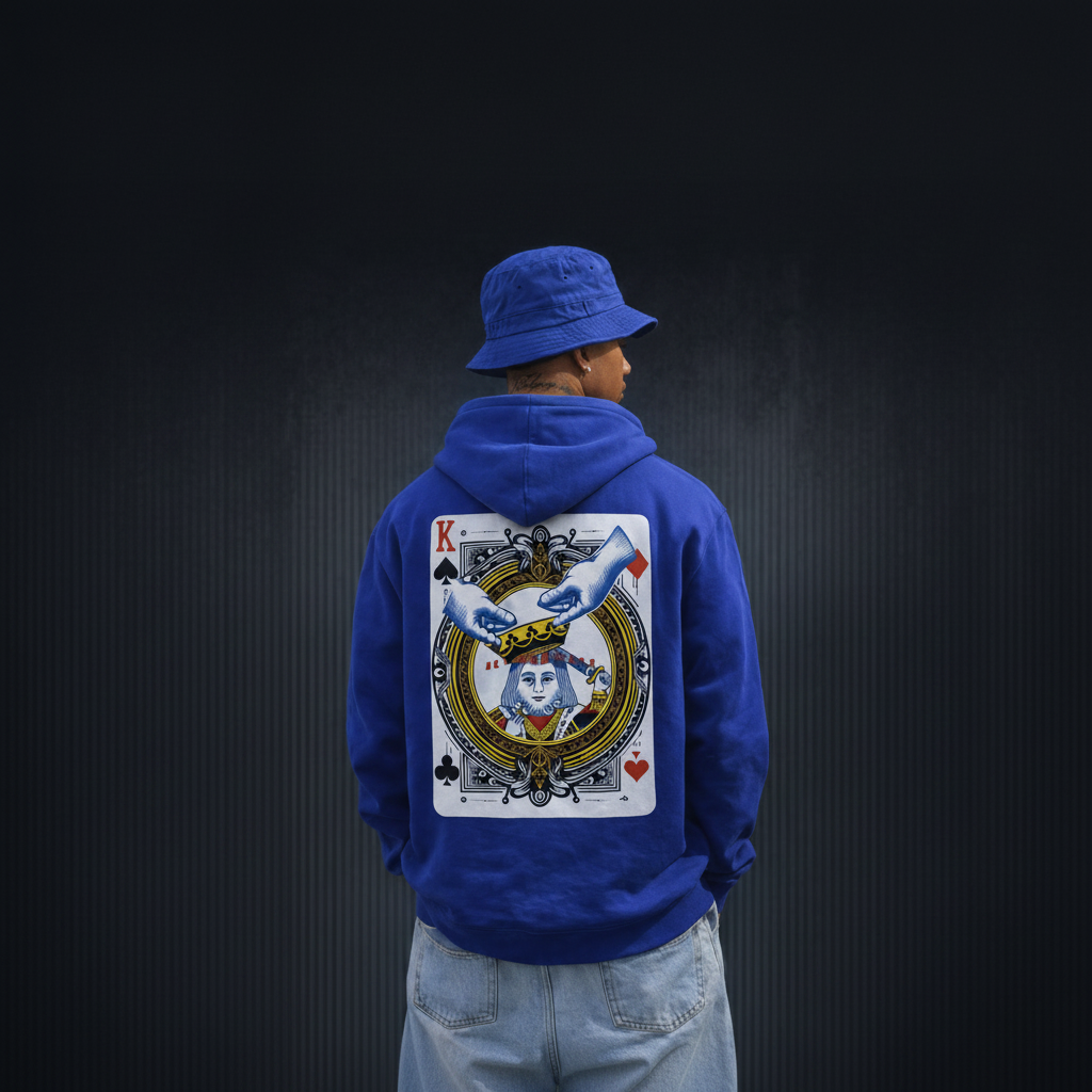 Icy Martians Crowned King Card Street Gear Unisex Hoodie