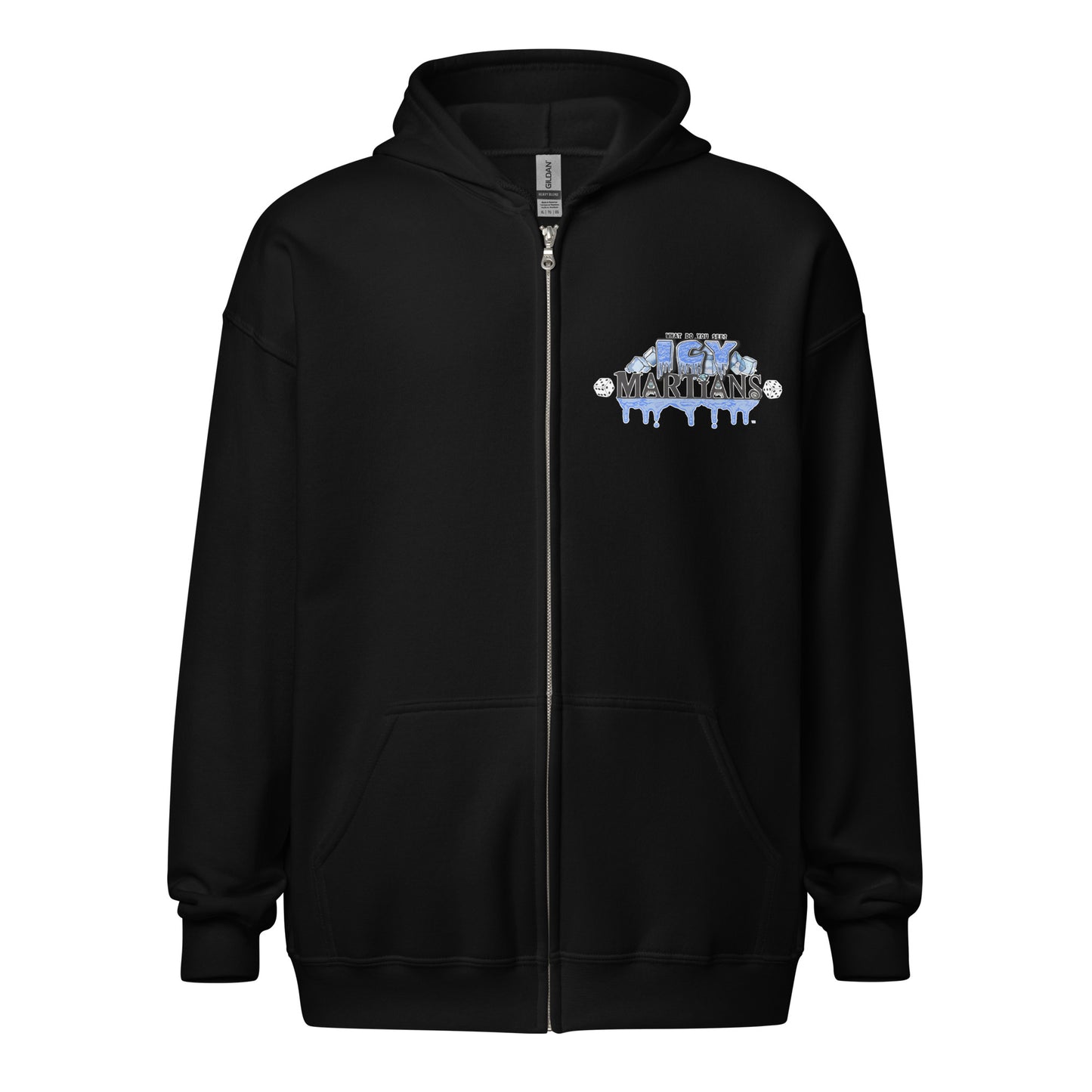 Full color DIAMOND HEAD zip hoodie