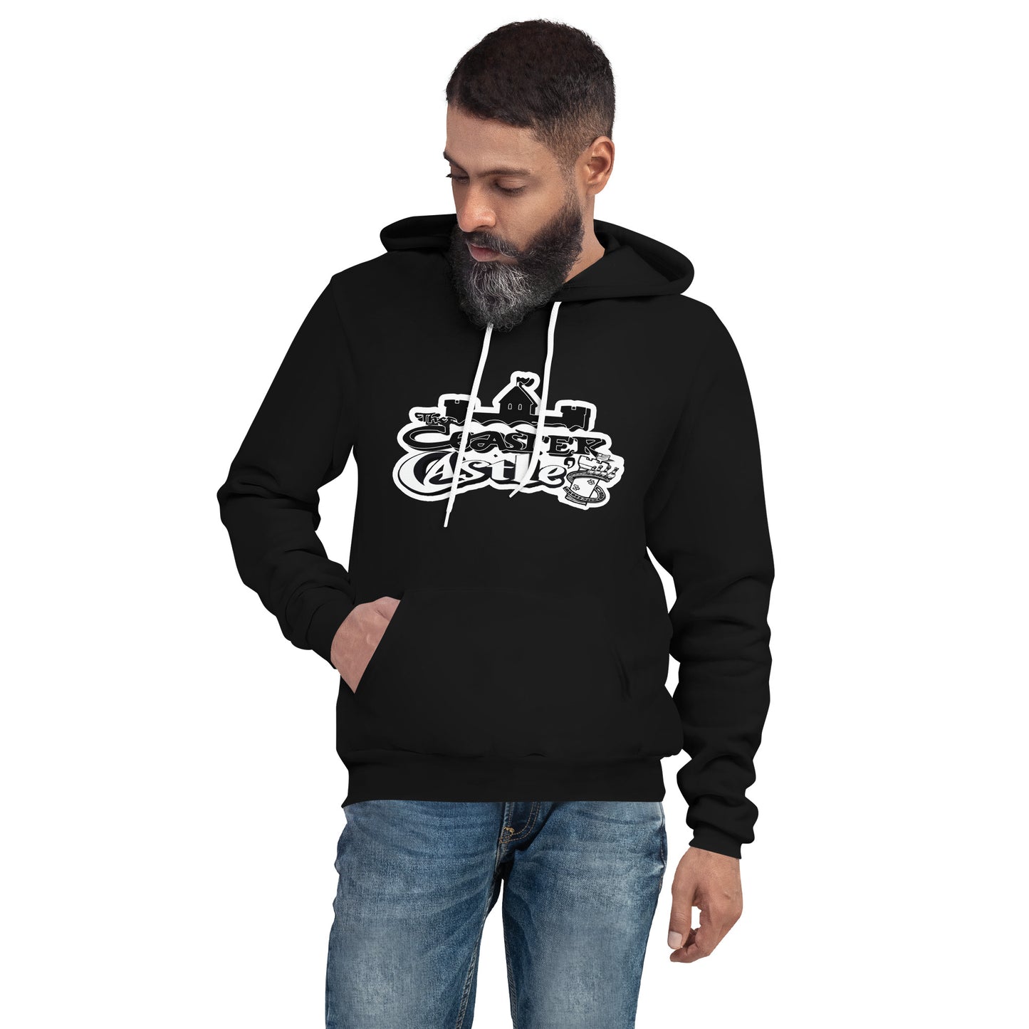 Coaster Castle's king's card Unisex hoodie By ICY MARTIAN'S