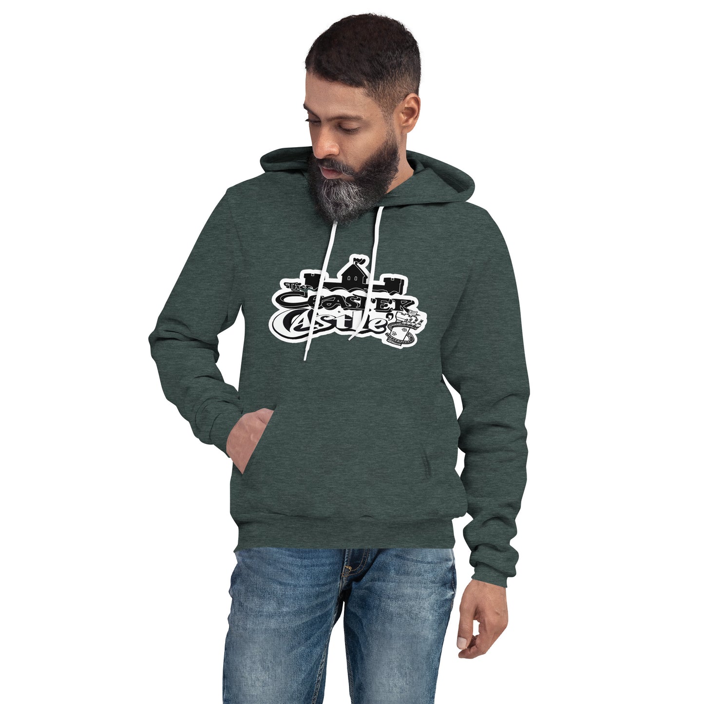 Coaster Castle's king's card Unisex hoodie By ICY MARTIAN'S