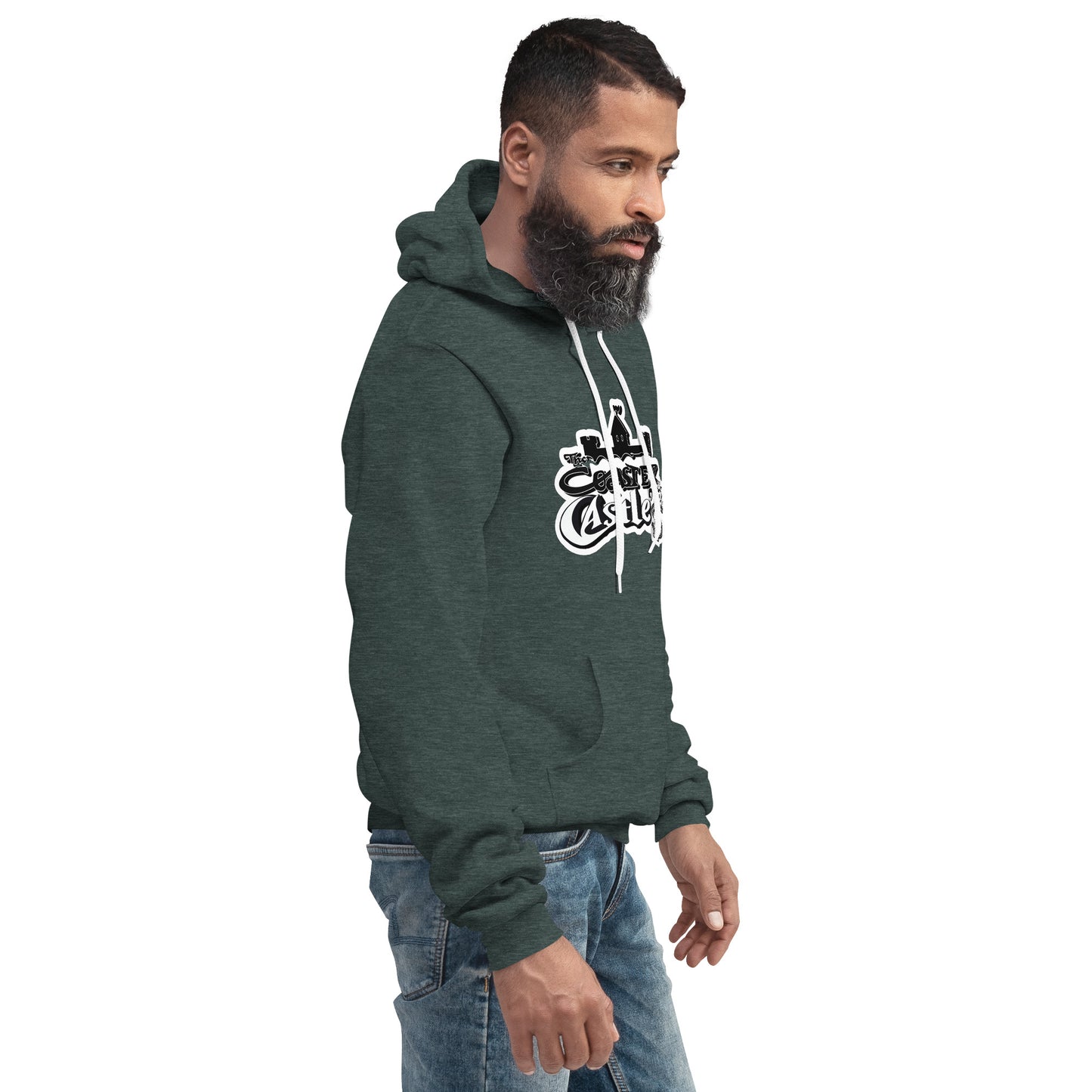 Coaster Castle's king's card Unisex hoodie By ICY MARTIAN'S